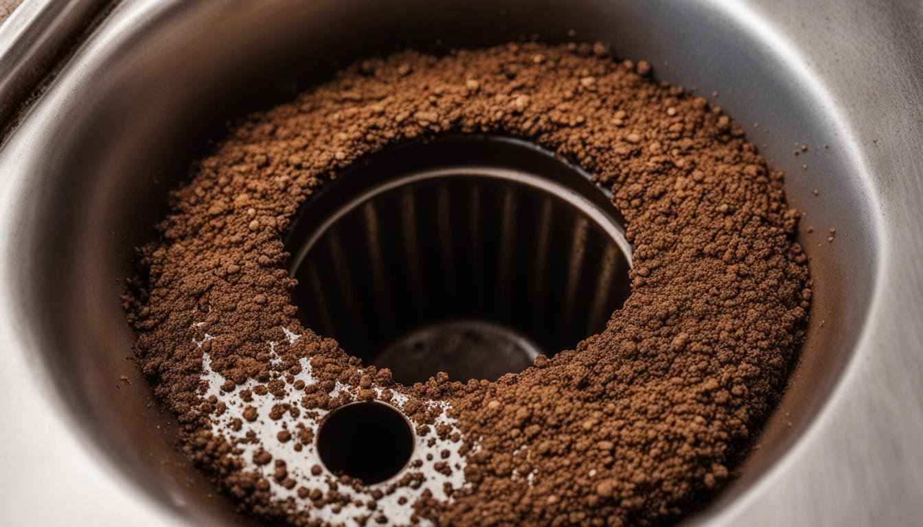 Are coffee grounds bad for drains
