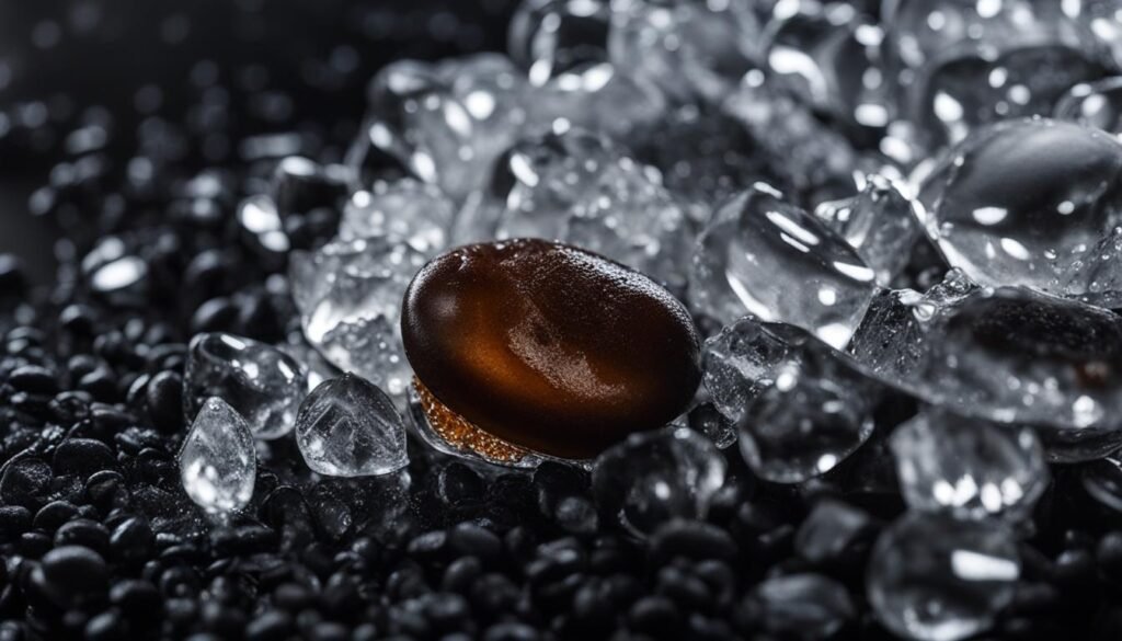 Freezing coffee