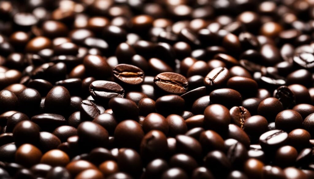 Indonesian and Vietnamese coffee beans