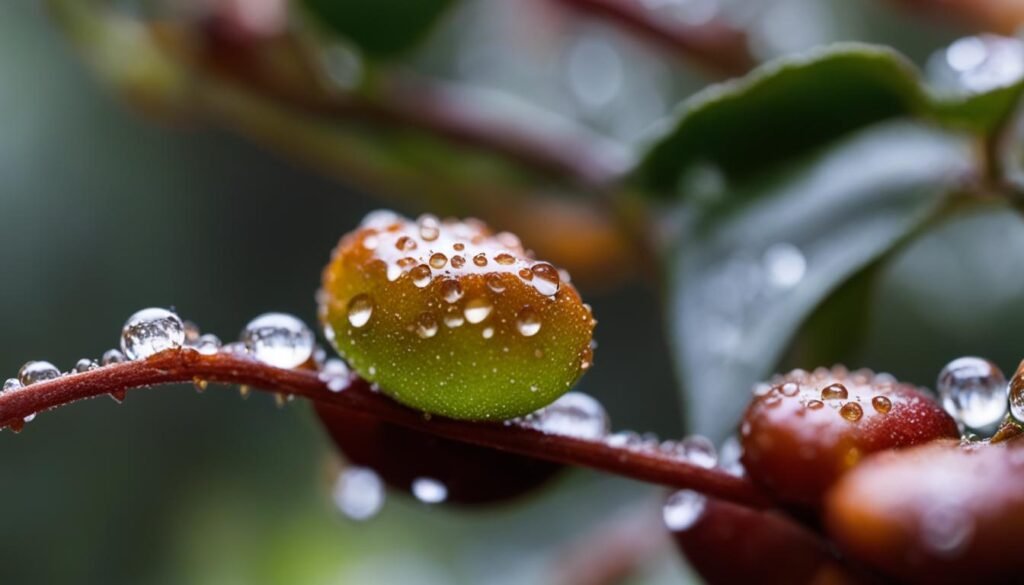 Moisture on Coffee