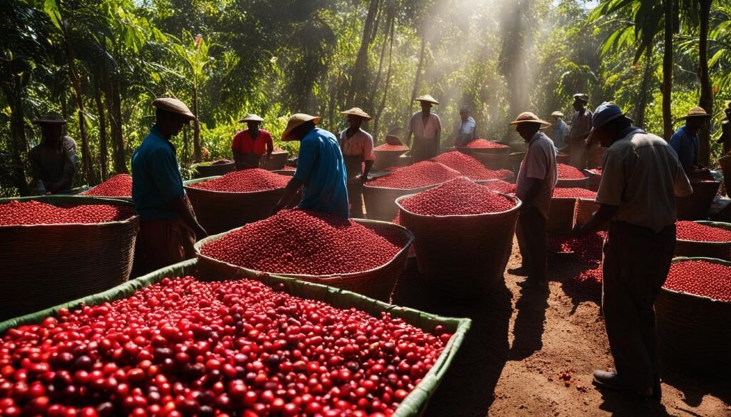 coffee cherry processing