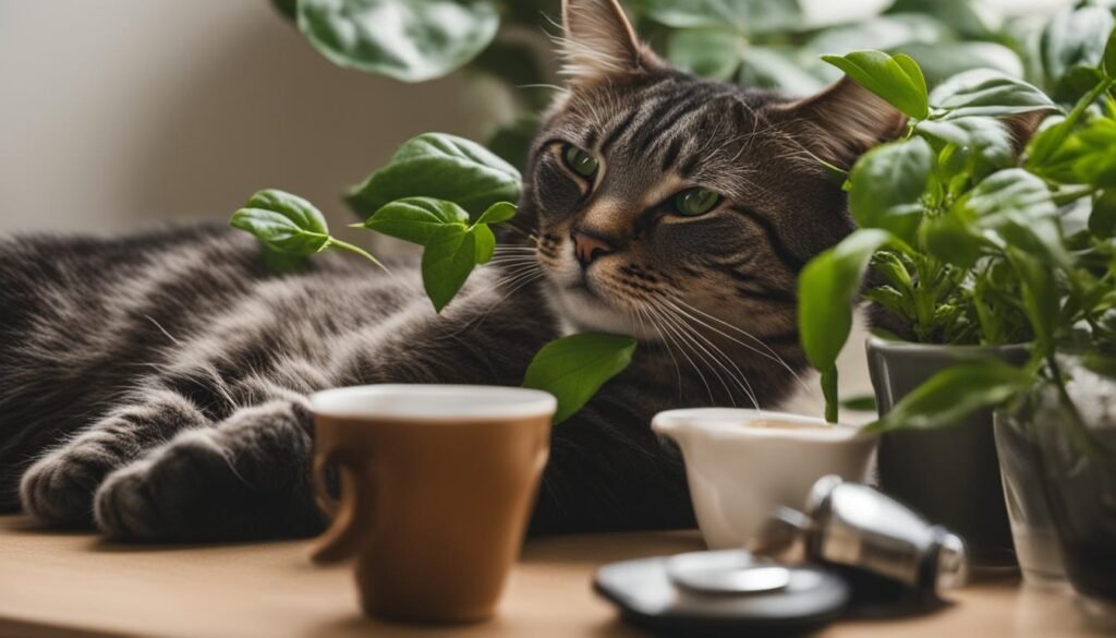 coffee plant poisoning treatment in cats