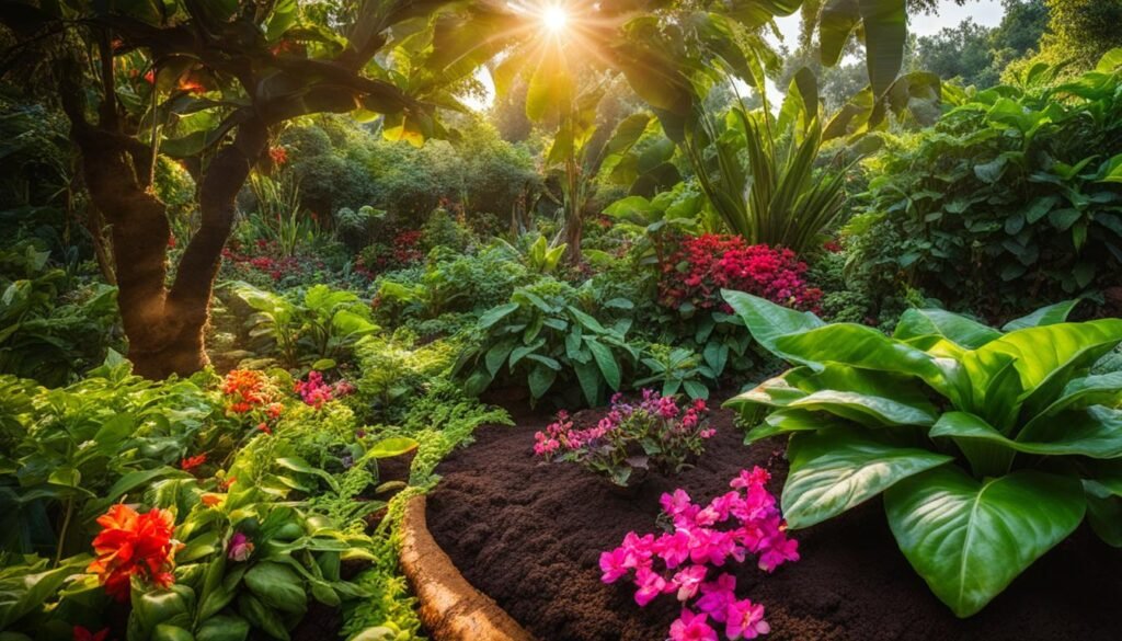 plants with coffee grounds