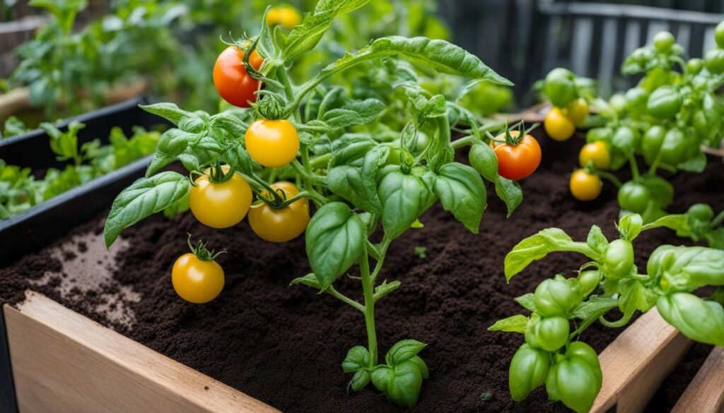 using coffee grounds for tomato plants